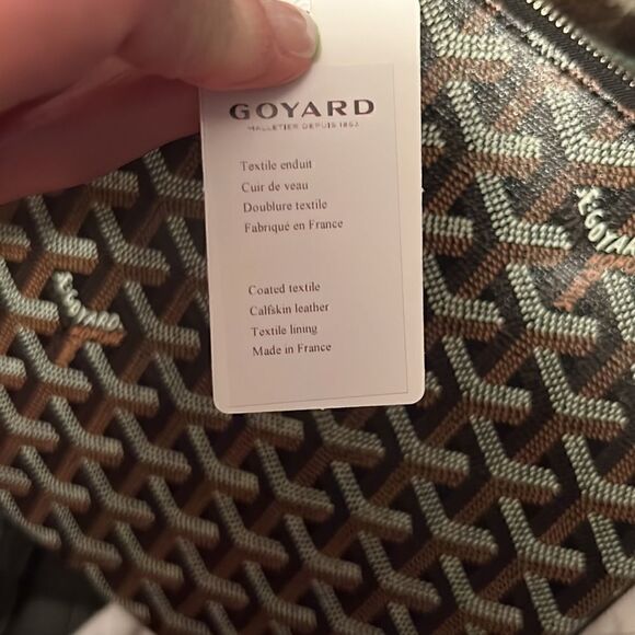 NWT Goyard Black MM Pouch/Clutch - Picture 8 of 12